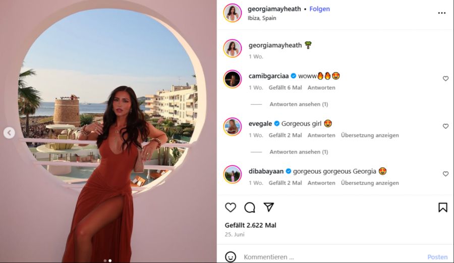 Auf Instagram bringt sie es auf über 230'000 Follower.