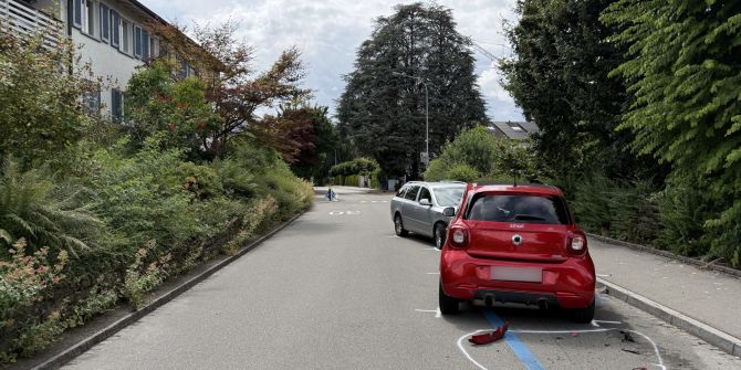 Selbstunfall in St. Gallen