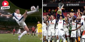 Auf der Linie! - Verteidiger rettet Spurs ersten Titel seit 17 Jahren Auf der Linie! - Verteidiger rettet Spurs ersten Titel seit 17 Jahren