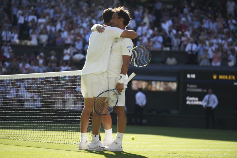 Wimbledon Alcaraz Fognini