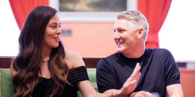 Bastian Schweinsteiger und seine Frau Ana Ivanovic. chweinsteiger