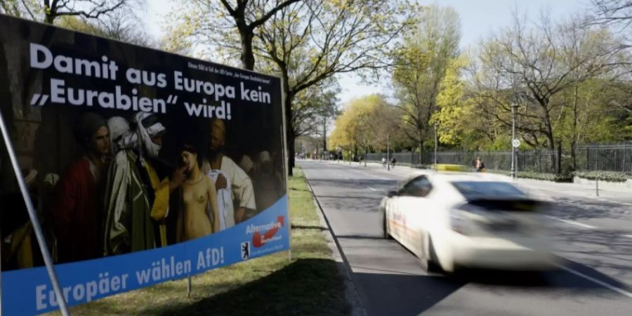 Wahlplakat der AfD in Berlin