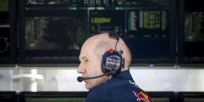 Red Bull-Designer Adrian Newey gesteht. Red Bull Racing