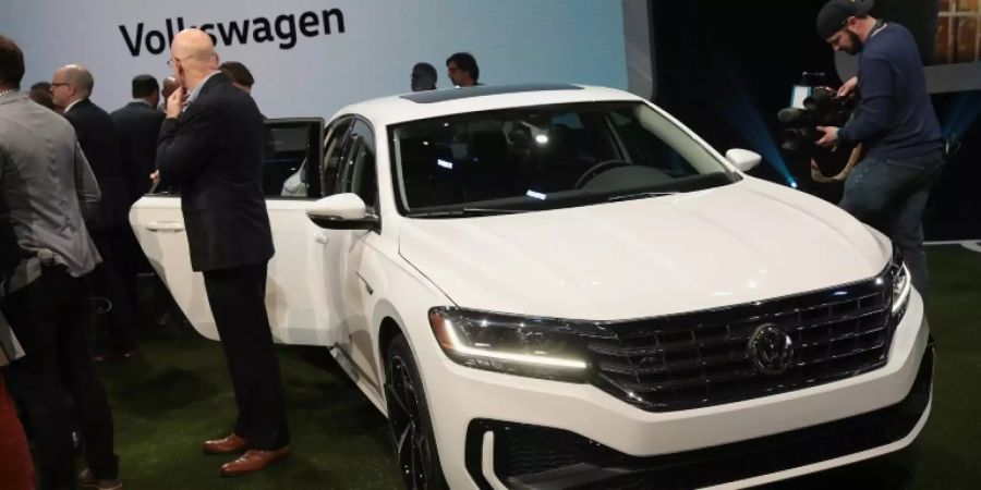 Ein VW Passat im Januar bei der Automesse in Detroit