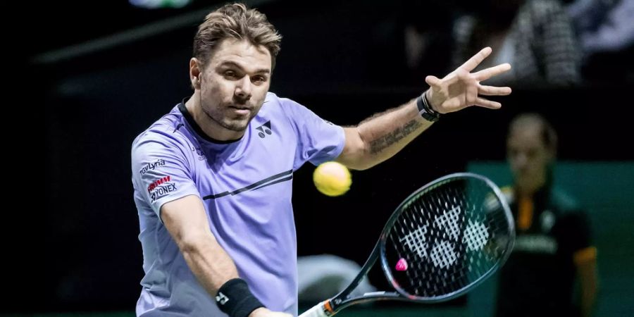 Stan Wawrinka spielt Tennis