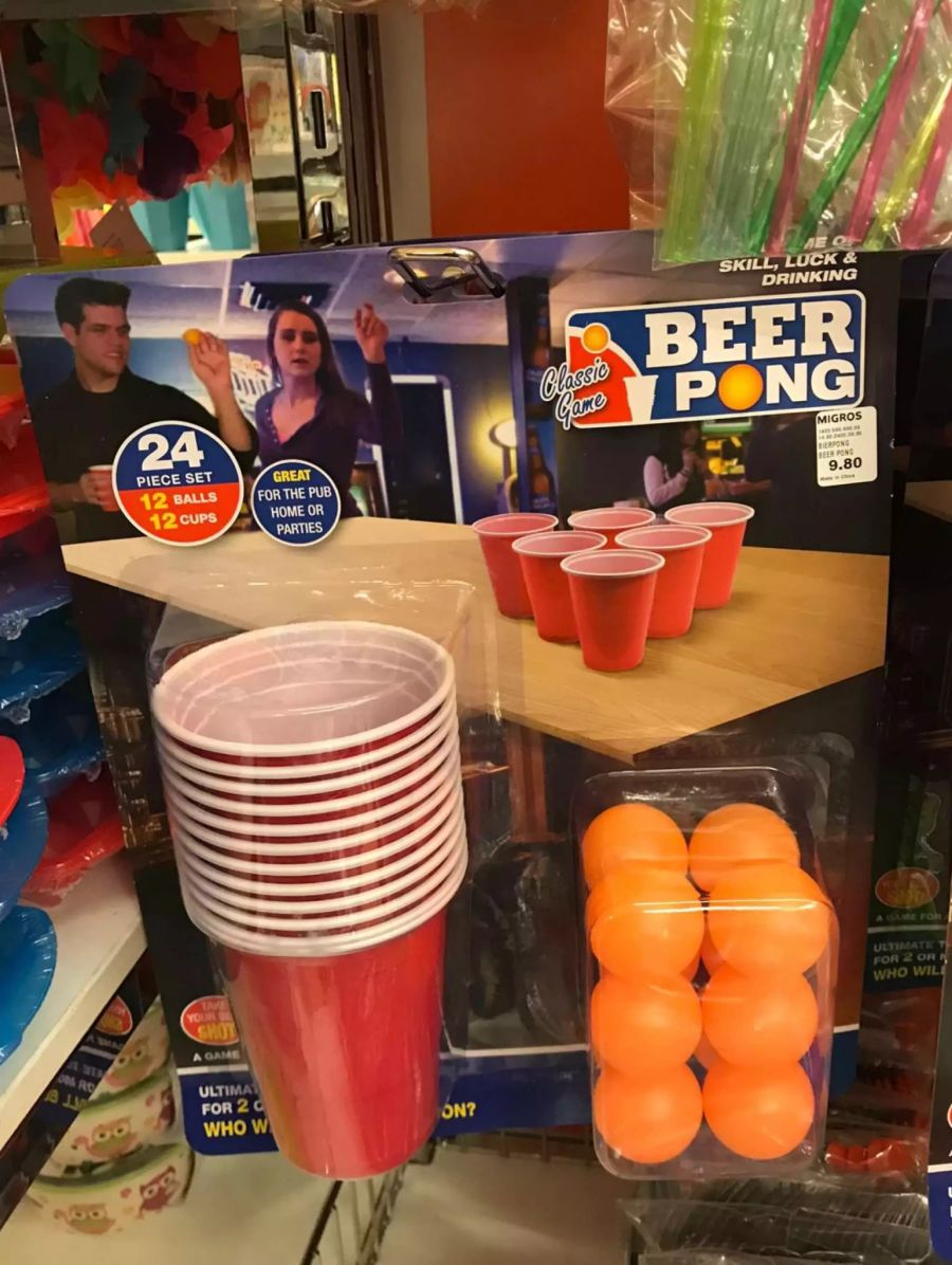 Beer Pong Bier Migros