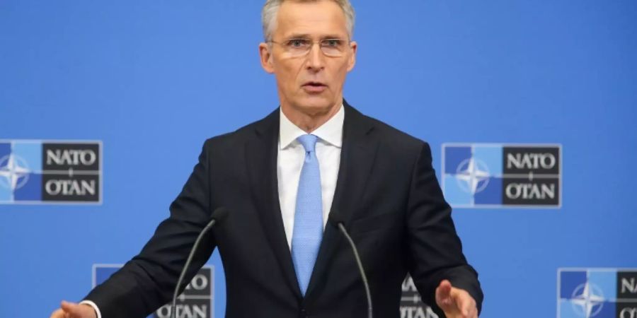 Stoltenberg im Februar in Brüssel