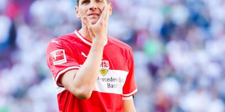 Gomez kann mit seiner aktuellen Situation beim VfB nicht zufrieden sein. Foto: Tom Weller
