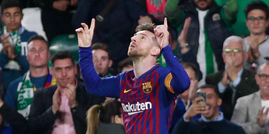 Lionel Messi jubelt.
