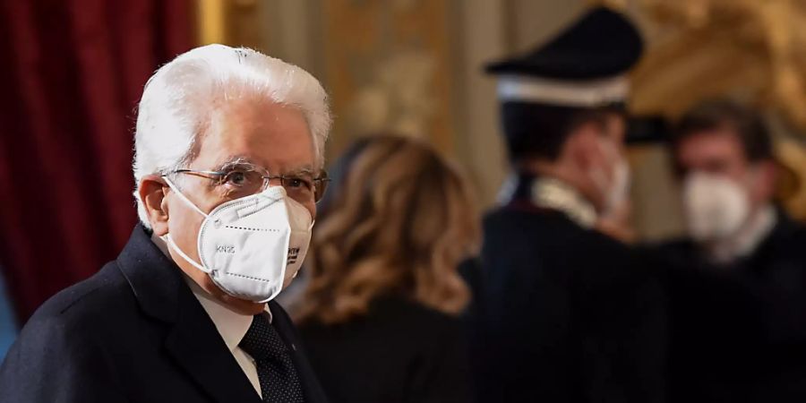 Italiens Staatspräsident Sergio Mattarella. Foto: Alessandro Di Meo/POOL Ansa/LaPresse via ZUMA Press/dpa