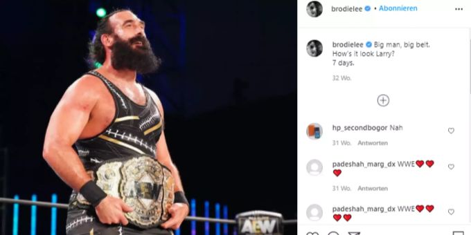 Wrestling-Star Jon Huber, alias Brodie Lee, stirbt im Alter von 41 Jahren. Jon Huber