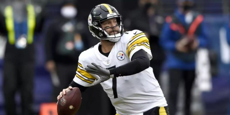 Ben Roethlisberger ist der Quarterback der Pittsburgh Steelers. Foto: Gail Burton/AP/dpa
