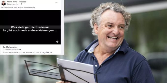 Von Reichsbürger - Marco Rima sorgt mit Corona-Repost für Unmut