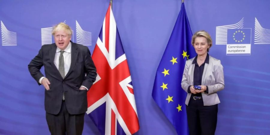 Boris Johnson und Ursula von der Leyen