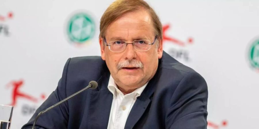 Hat Verständnis für die neuen Corona-Massnehmen: DFB-Vize Rainer Koch. Foto: Andreas Gora/dpa