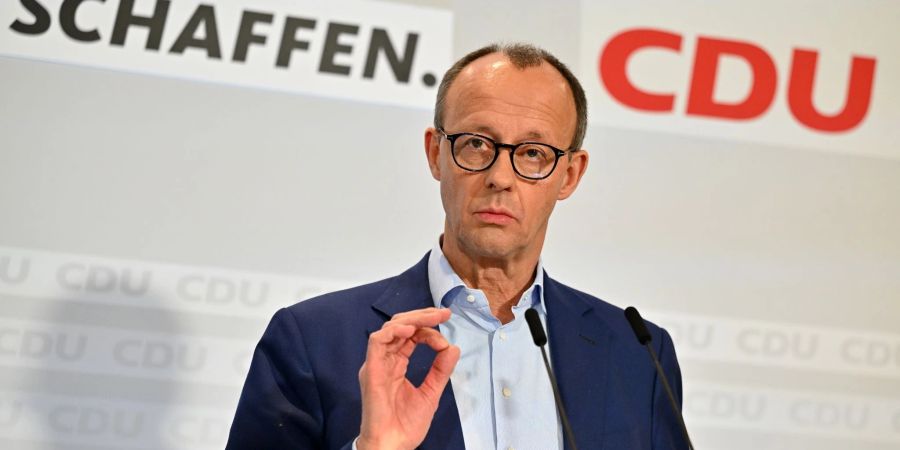 Friedrich Merz hat mit dem CDU-Vorstand in Weimar beraten.