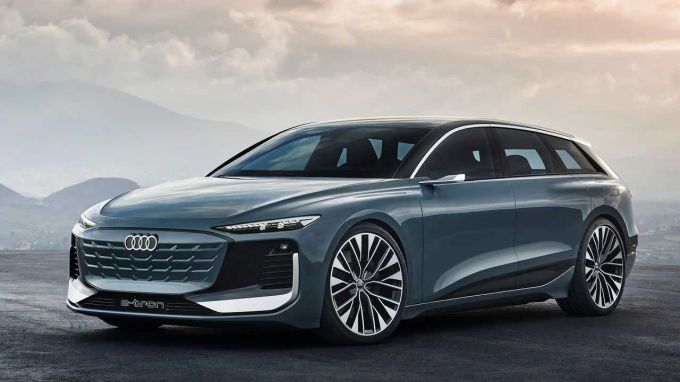 Noch ist der Audi A6 e-tron Avant ein Konzeptauto. Doch er soll dieses Jahr in Serie gehen und sogar die Topmodelle e-tron GT und Taycan überflügeln Audi A6 e-tron Avant