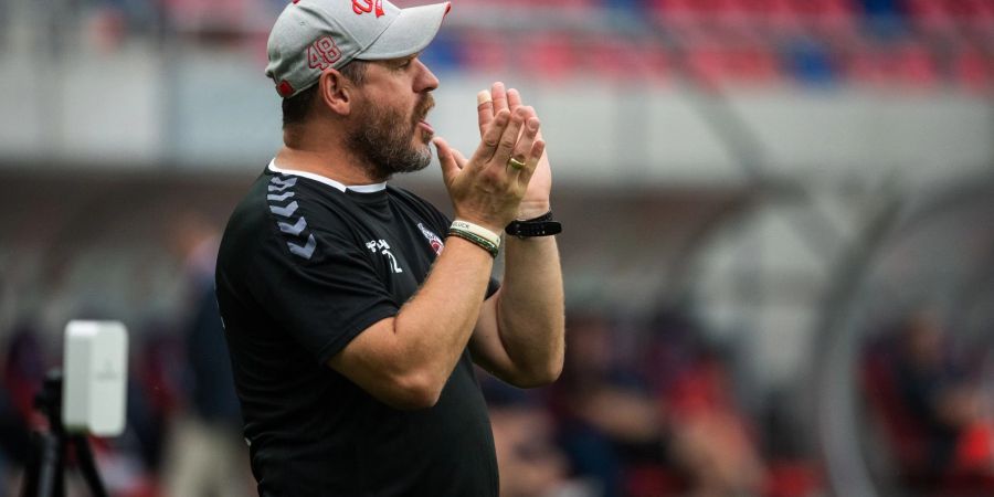 Der Cheftrainer des Fussball-Bundesligisten 1. FC Köln: Steffen Baumgart.