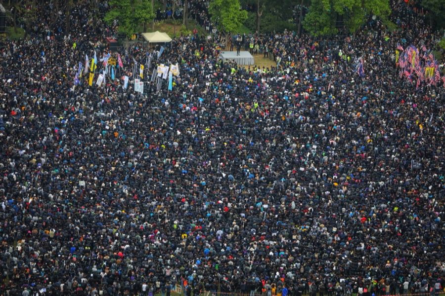 Ab 2019 gab es in Hongkong immer wieder Massenproteste.