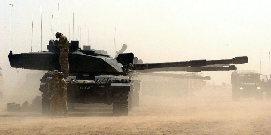 Challenger-Panzer in Oman