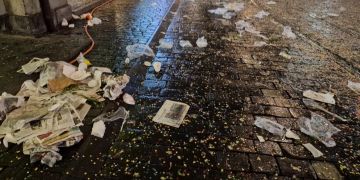 Müll Marktgasse am Zibelemärit