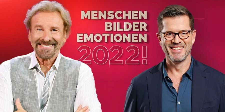 Thomas Gottschalk (l.) und Karl-Theodor zu Guttenberg präsentieren den grossen RTL-Jahresrückblick «2022! Menschen Bilder Emotionen».