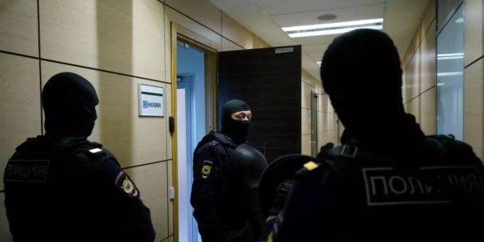 Moskau - Polizei durchsucht Büros von Nawalny-Stiftung in Moskau