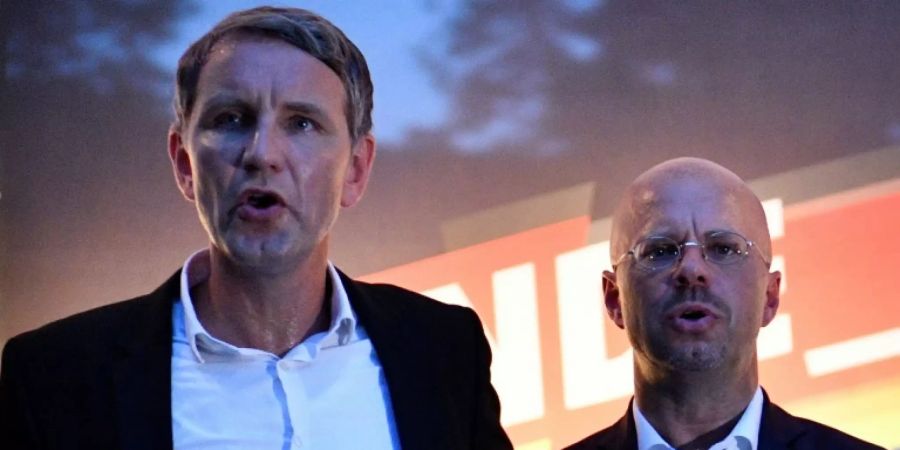 AfD-Rechtsaussen Höcke und Kalbitz