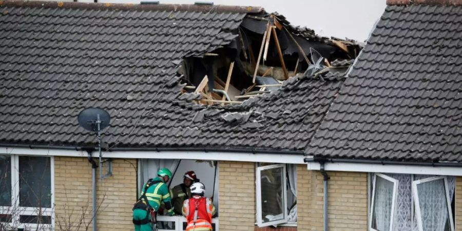 Unglücksstelle des Kran-Einsturzes in London