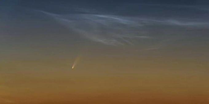 komet neowise erde - Der Komet Neowise (oder C/2020 F3) ist über Cered in Ungarn zu sehen. Neowise