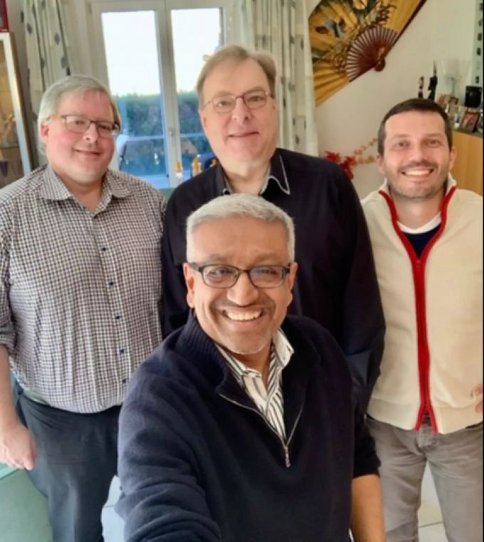 Die IG Attraktives Wettingen kämpfte gegen eine Steuererhöhung. Martrin Fricker, Thomas Bodmer, Andrea Bova, Orun Palit