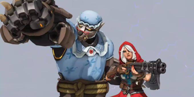 Ashe und Bob aus Overwatch mit dem neuen Skin «Little Red». Overwatch