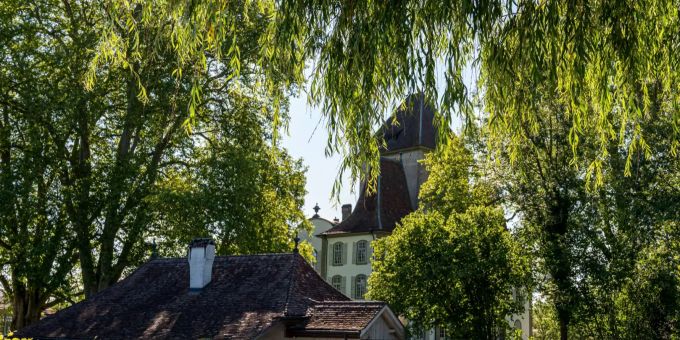 Schloss und Schlosspark Jegenstorf. Schloss und Schlosspark Jegenstorf.