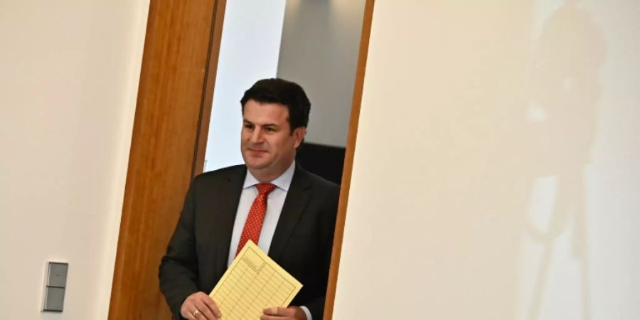 Arbeitsminister Hubertus Heil am 16.4. in Berlin