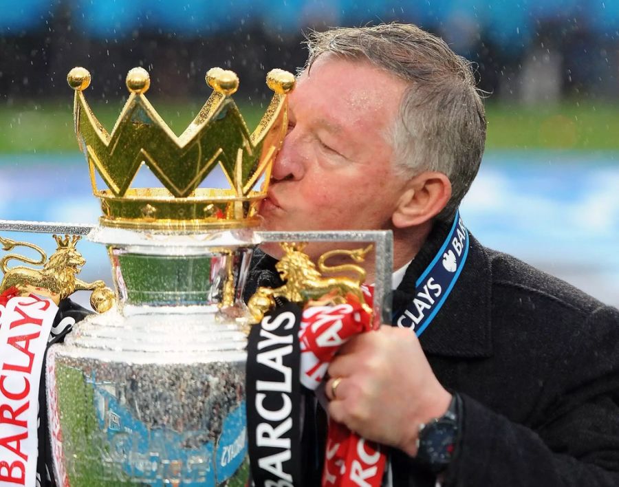 Sir Alex wird 13 Mal Meister mit Manchester United.