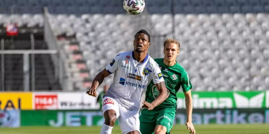 In Österreich wurde wieder Fussball gespielt. Foto: Expa/Johann Groder/APA/dpa