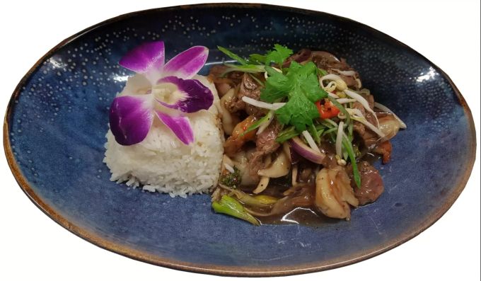 Geheimtipp des Inhabers: Das würzige Beef & Reef. Maori