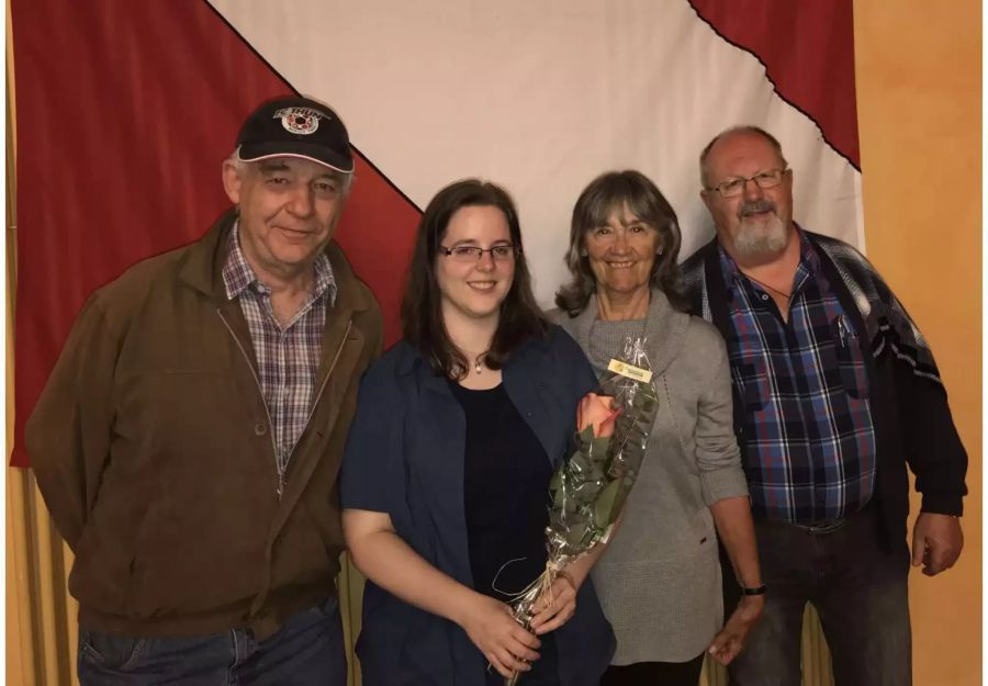 Die Gewinner des Qualifikationsturniers für den „Donnschtig-Jass“ stehen fest: Beat Wild, Claudia Balmer, Béatrice Bürki, Martin Marggi (v.l.n.r.)