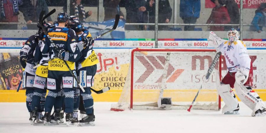 Ambri feiert das 3:1 und Kloten steckt in der Misere.