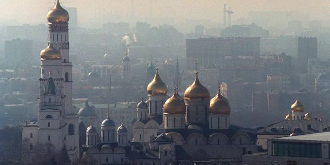 Der Kreml in Moskau. Anna Stepanowna Politkowskaja