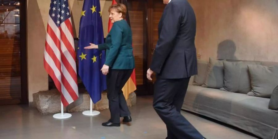Bundeskanzlerin Angela Merkel während der Münchner Sicherheitskonferenz 2017. Foto: Sven Hoppe