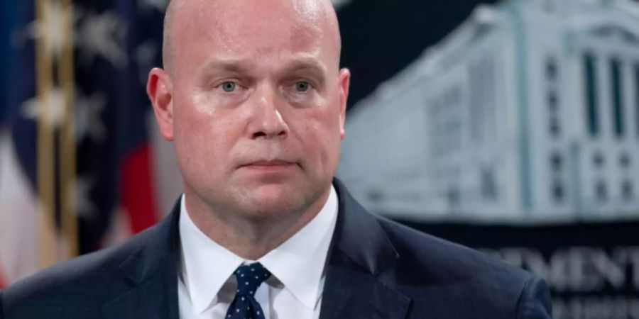 Der kommissarische US-Justizminister Matthew Whitaker