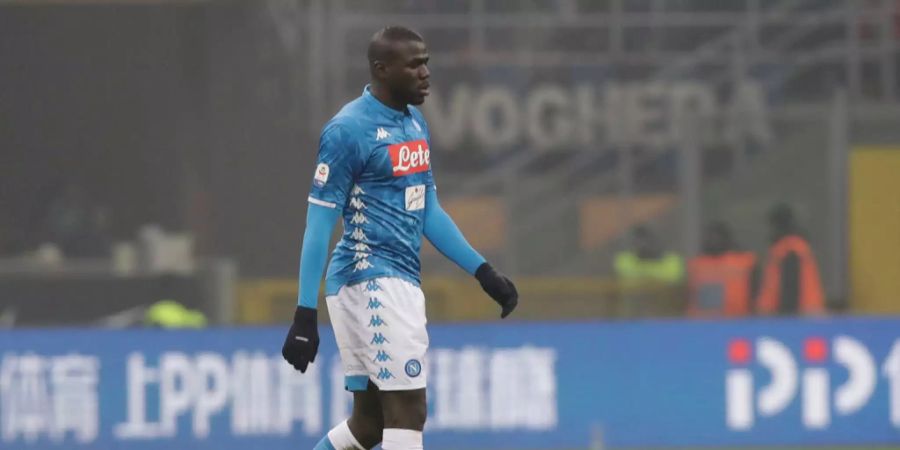 Kalidou Koulibaly nach der Roten Karte.