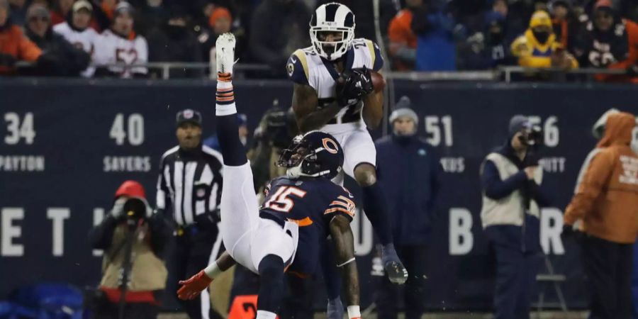 Marcus Peters muss sich um die Patriots-Receiver kümmern.