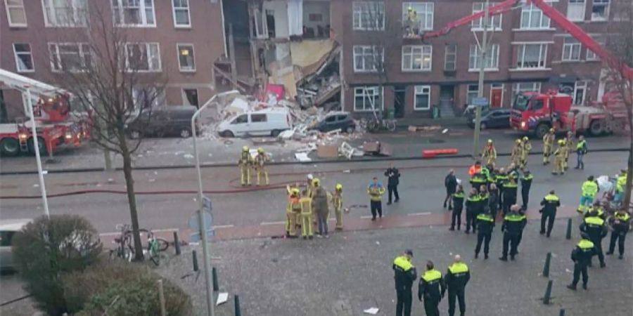 Das betroffene Gebäude in Den Haag.
