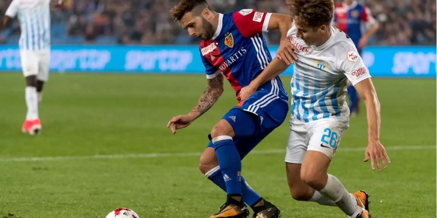 Im ersten Saisonduell hatte Basel mit 1:0 die Nase vorne.