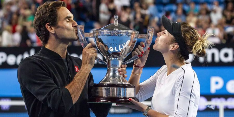 Roger Federer und Bencic