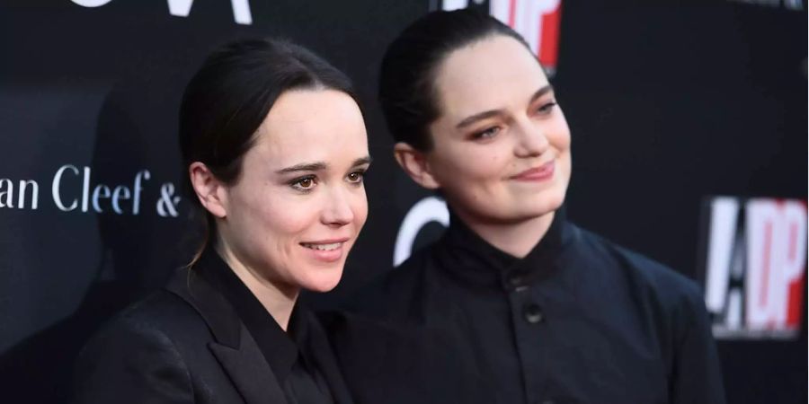 Frisch verheiratet: Ellen Page und Emma Portner.