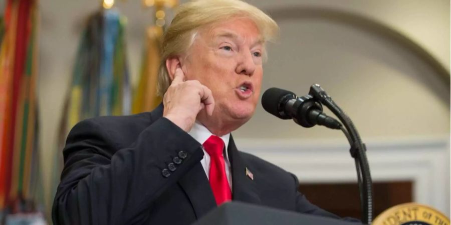 Platz 5: Donald Trump. Er trat sein Amt als 45. Präsident der USA im Januar an.