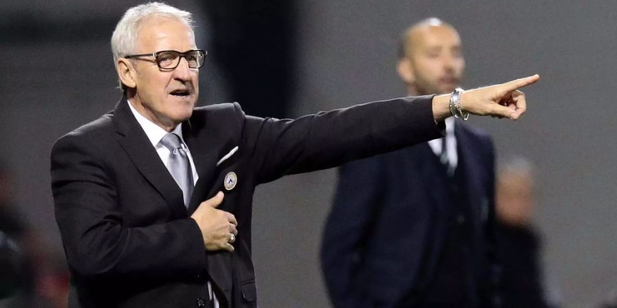 Delneri war seit Oktober 2016 Trainer von Udinese Calcio.